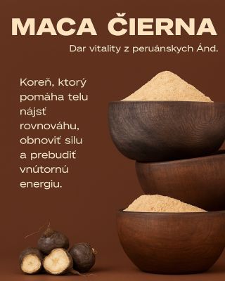 Maca Čierna je koreň, ktorý pomáha telu nájsť rovnováhu, obnoviť silu a prebudiť vnútornú energiu. Jej tajomstvo spočíva v...